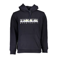 NAPAPIJRI MEN'S BLUE ZIPLESS SWEATSHIRT