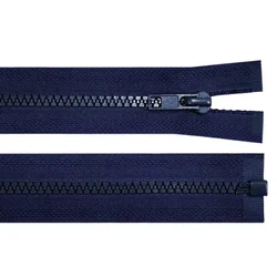 Bone zipper No 5 dolžina 85 cm jakna - temno modra