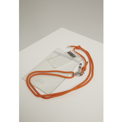 I Phone 8 Accessory Necklace - Transparent/Orange
