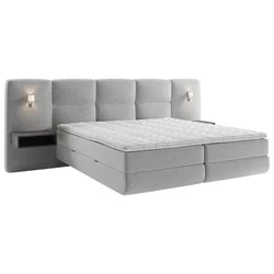Esposa BOXSPRING POSTELJA 180 cm x 200 cm , tekstil siva