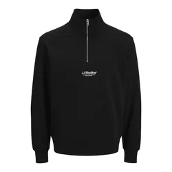 JACK & JONES Majica JJESoho črna/bela