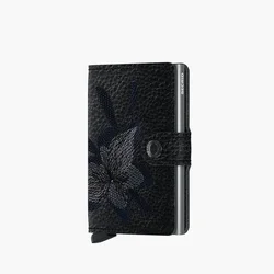 Secrid Miniwallet Stitch MST-MAGNOLIA BLACK