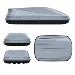 Car 888 Accessories Krovni kofer Premium, 480 l, 139x88x40 cm, Sivi