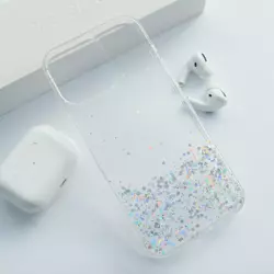 Maska Stardust za iPhone 16 Pro Max srebrna
