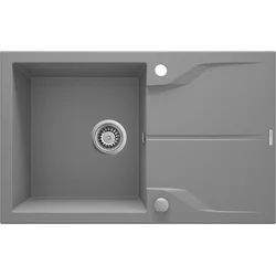 Deante Andante ZQN S11F Sudopera, 1 korito, 18cm, Granitna, Siva