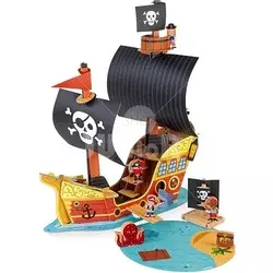 Janod Drveni mini set Piratski set 08579