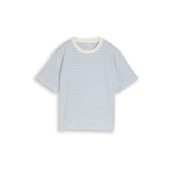 TOM TAILOR DENIM Majica svetlo modra/bela