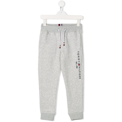 Tommy Hilfiger - logo print joggers - kids - Grey