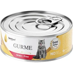 BESTPET Komadići govedine u želeu za mačke u konzervi Gurme Grain Free 100g