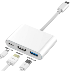 Hub adapter Type-C na Type-C+ USB+ HDMI