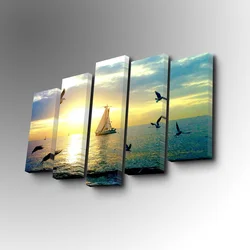 Wallity Slika 5PUC-001, 82 x 50 cm, 5 delova