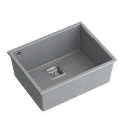 granitni umivalnik DAVID 50 Grey Metallic