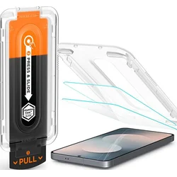 Spigen - (2 kom.) Glas.tR EZ-FIT Pro HD (AGL10202) kaljeno staklo za Samsung Galaxy S25 FE - clear