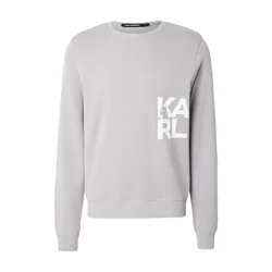 Karl Lagerfeld Majica siva/bela