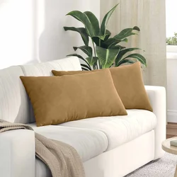 Jastučići za sofu 2 pcs Smeđa 80 x 40 cm Kordura tekstil