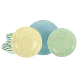 Creatable Jedilni Servis Confetti Bunt, 12-Delni
