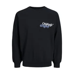 JACK & JONES Majica, črna