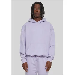 Mens Light Terry Hoody Sweatshirt - Purple