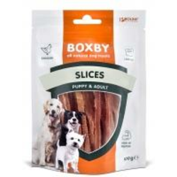 Boxby Slices – Poslastica za štence i odrasle pse, 100 g
