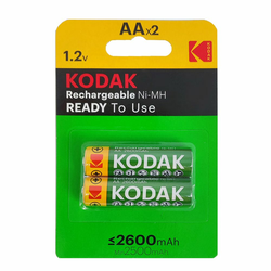 KODAK 2 punjive baterije AA 2600mAh