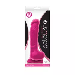 Colours Dual Density 8 inch Dildo Pink NSTOYS0760 / 7191