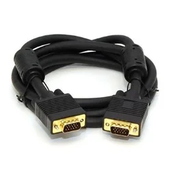 FAST ASIA kabl VGA M/M 3m HQ feritno jezgro crni