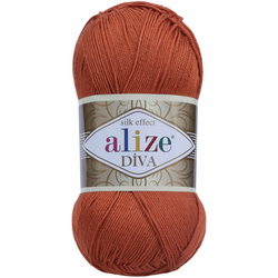 Alize Pletena preja Diva 100 g - (36) terakota