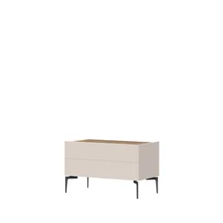 JELA TV STO TV90N-2F/S45 - kolekcija Sky 45 - Tobacco hrast/Kašmir mat lak - 90x56x47 cm