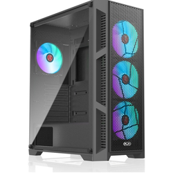 Raijintek arcadia iii ms4 midi tower/ atx/ m-atx/ mini-itx/ bez napajanja/ kaljeno staklo/ crna Kucište ( 53125MS4 )