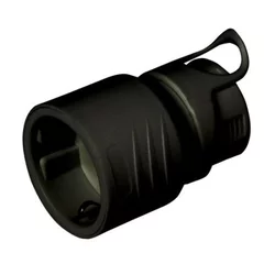 Commel natikac ravni sa uzemljenjem 16a 250v, crni ( c291-102 )
