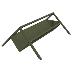 Hranilica za stoku Maslinasto zelena 111 x 76 x 38 cm