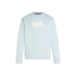Karl Lagerfeld Majica svetlo modra/bela