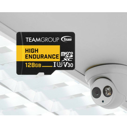 TeamGroup MICRO SDXC 128GB High Endurance UHS-I U3 V30,100/50MB/s, THUSDX128GIV3002 ZA VIDEO NADZOR!