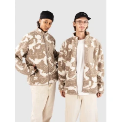 Urban Classics Pattern Teddy Track Jacket sandswirl