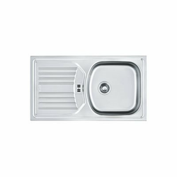 Sudoper FRANKE ETN 614 Nova, 78x44cm, dubine 14cm, inox, srebrni