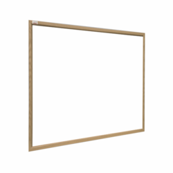 magnetna tabla piši-briši WoodFrame, 60x90 cm, lesen okvir