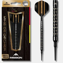MISSION | Mike De Decker | Soft Tip puščice | Black & Gold
