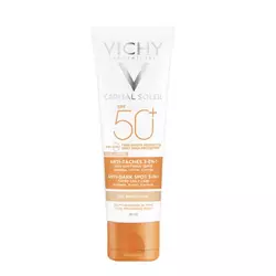 VICHY Ideal Soleil pigmentisana zaštitna krema 3 u 1 SPF 50+ protiv tamnih fleka