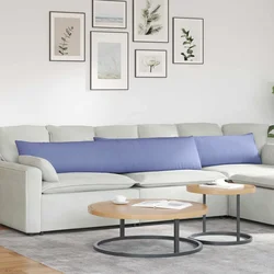Jastučići za sofu 2 pcs Traper plava 200 x 40 cm tkanina