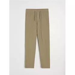 Sinsay - Straight leg pantalone sa dodatkom lana - svetlo zelena