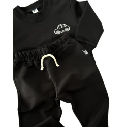 West River Komplet trenerka za bebe Autići, Crna