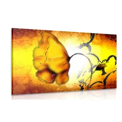 Slika etno cvet - 120x80