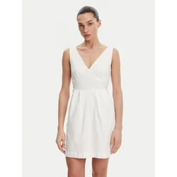French Connection Cocktail obleka 71YFF Bela Regular Fit