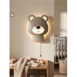 Sinsay - LED zidna lampa u obliku mede - BEŽ