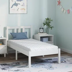 vidaXL Vzmetnice Bela 120 x 60 cm 100% poliester