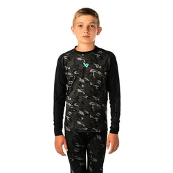 Majica Bauer Performance Baselayer Printed LS TOP Black Youth M