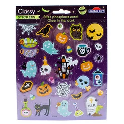Halloween Classy nalepka 15x17 cm, več vrst