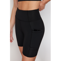 Trendyol Black Double Pocket Detailed Knitted Sports Shorts/Short Leggings