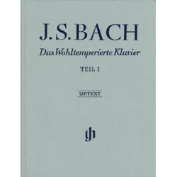 BACH J.S.:Das Wohltemperierte Klavier - Teil I HARD COVER