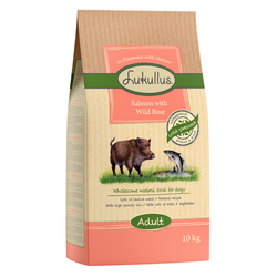 Lukullus losos & divji prašič - 10 kg
